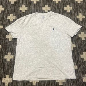 Polo Ralph Lauren Medium T Shirt Gray V Neck